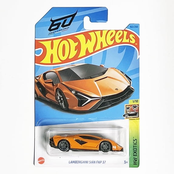 Mattel Hot Wheels Exotics Kids Car & Truck Play Vehicles, Die-Cast Metal, 1.13 oz