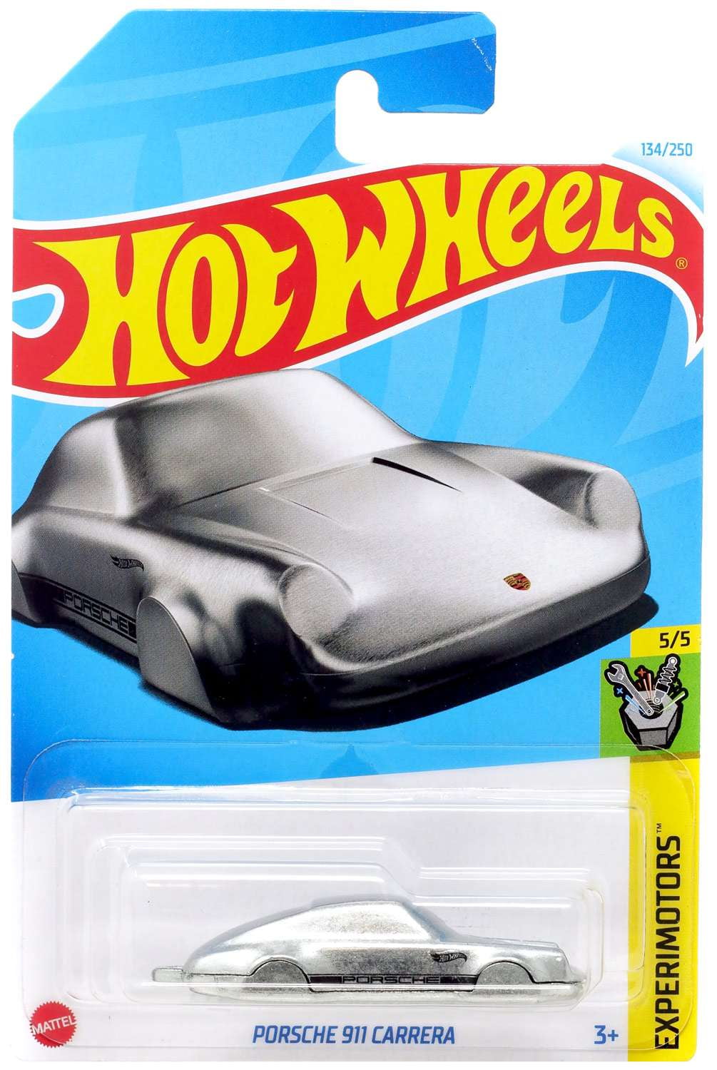 Mattel Hot Wheels Experimotors Porsche 911 Carrera Diecast Car