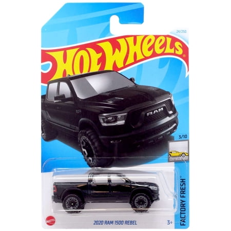 Mattel Hot Wheels Factory Fresh 2020 RAM 1500 Rebel Diecast Car Play Vehicle, 3+ Yrs