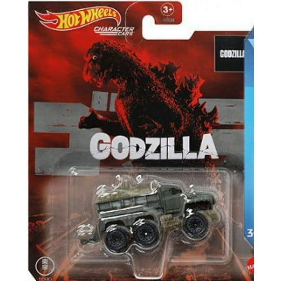 Mattel Hot Wheels Godzilla Car and Truck Play Vehicles, Black