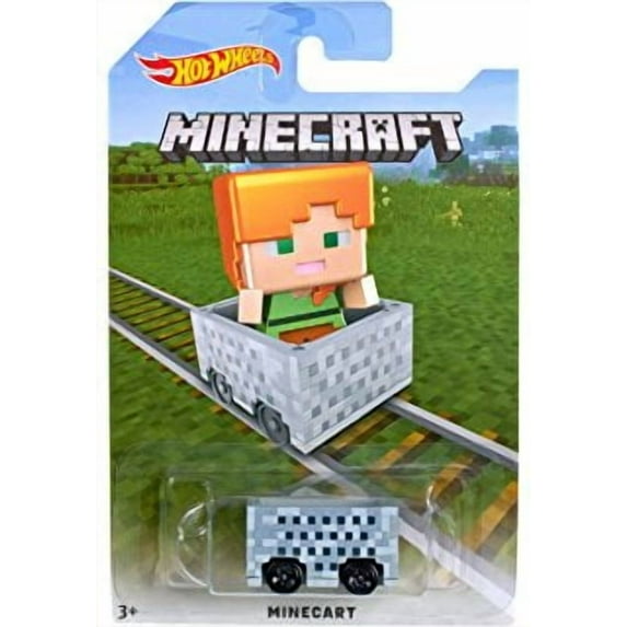 Hot Wheels Minecraft Alex Minecart