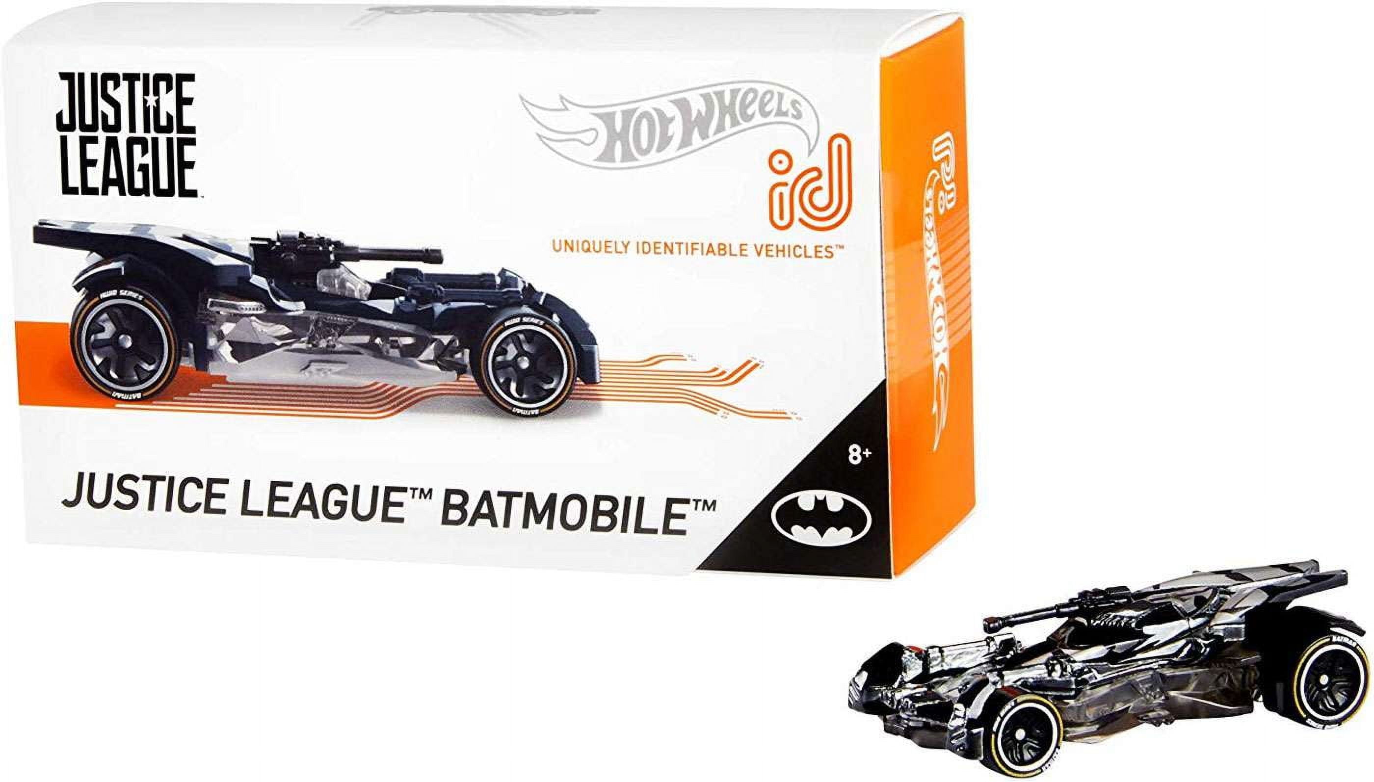 Mattel Hot Wheels ID Justice League Batmobile Die-Cast Car Play