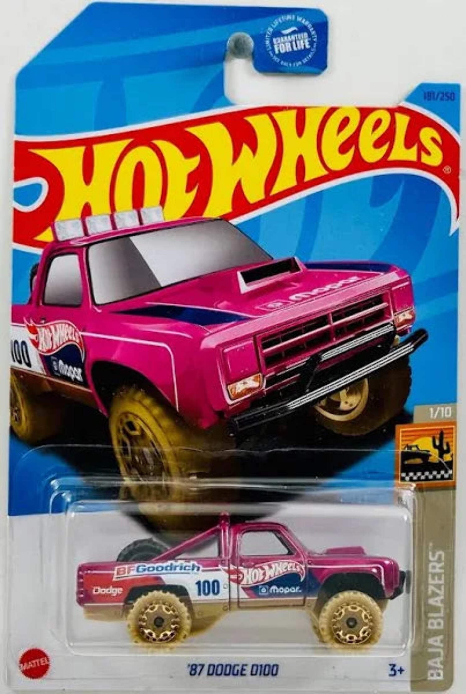 Mattel Hot Wheels Kids Car & Truck Play Vehicles, Die-Cast Metal Pink, 1.76 oz