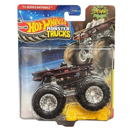 Mattel Hot Wheels Monster Truck Batman CLASSIC TV SERIES BATMOBILE — free download