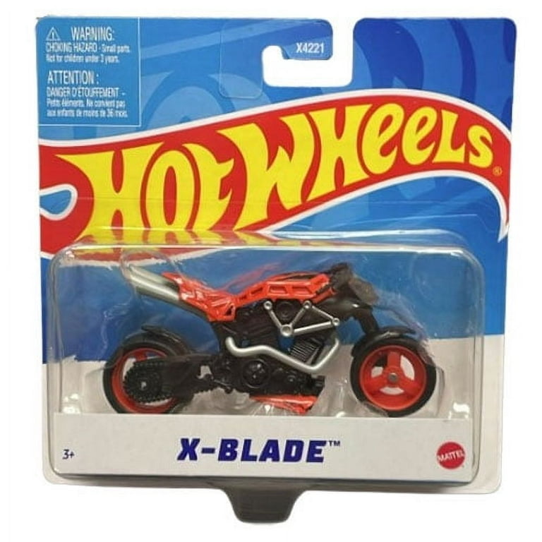 Mattel Hot Wheels Motorcycle Vehicle - X-BLADE [Red] X7723