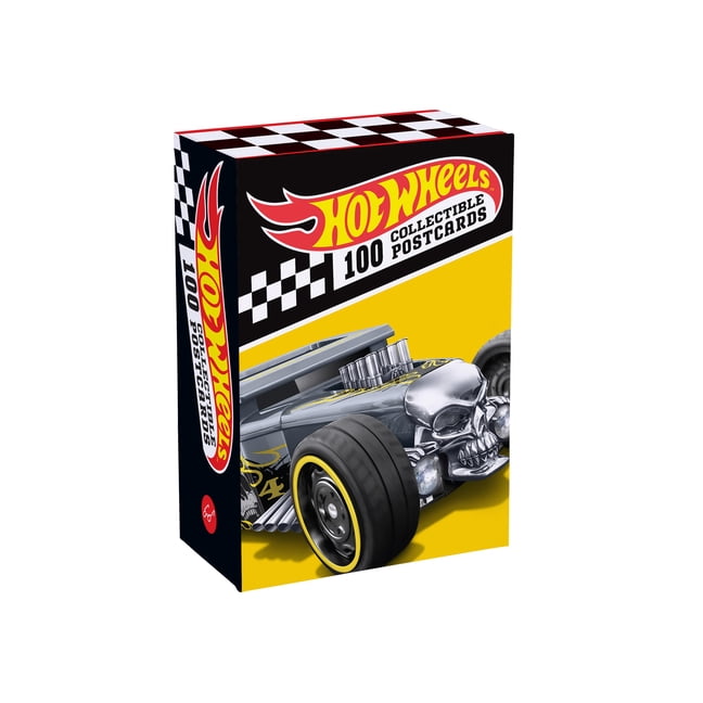 Mattel Hot Wheels Postcard Box: 100 Collectible Postcards, (Hardcover)