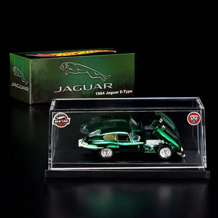 Mattel Hot Wheels Red Line Club 1964 Jaguar E-Type Play Car, ZAMAC