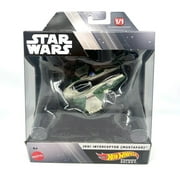 Mattel Hot Wheels - Star Wars Starships Select Jedi Interceptor Play Vehicle, 4+ Yrs