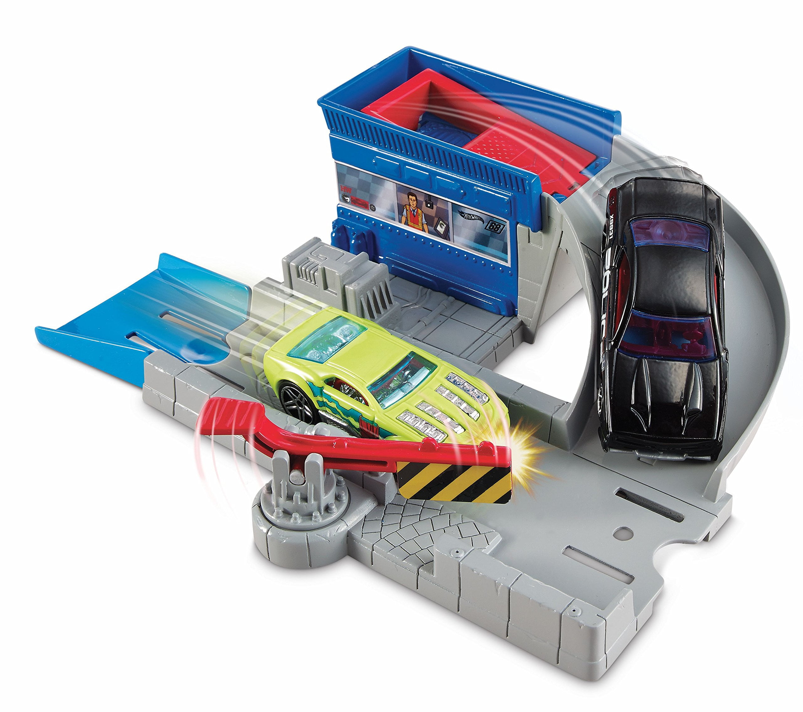 Mattel Hot Wheels Tollbooth Takedown Track Set - Walmart.com