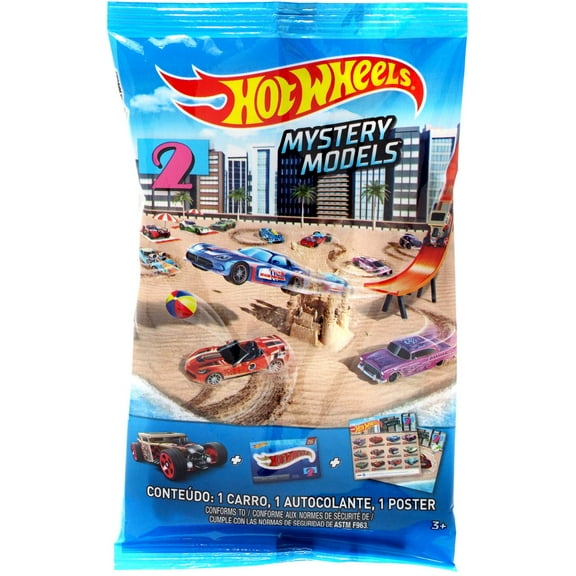 Mattel Hot Wheels Tropical Breeze Mystery Models Mix, 2 Pack