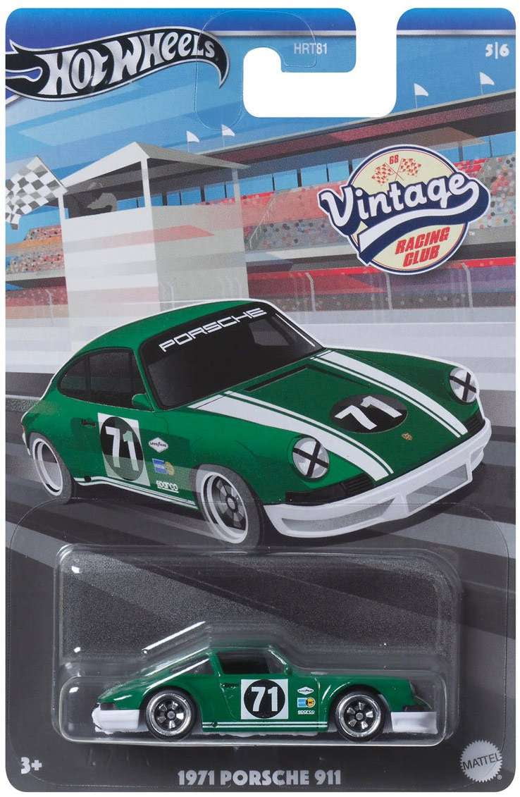 Hot Wheels 1971 Porsche 911 Green Diecast Racing Car