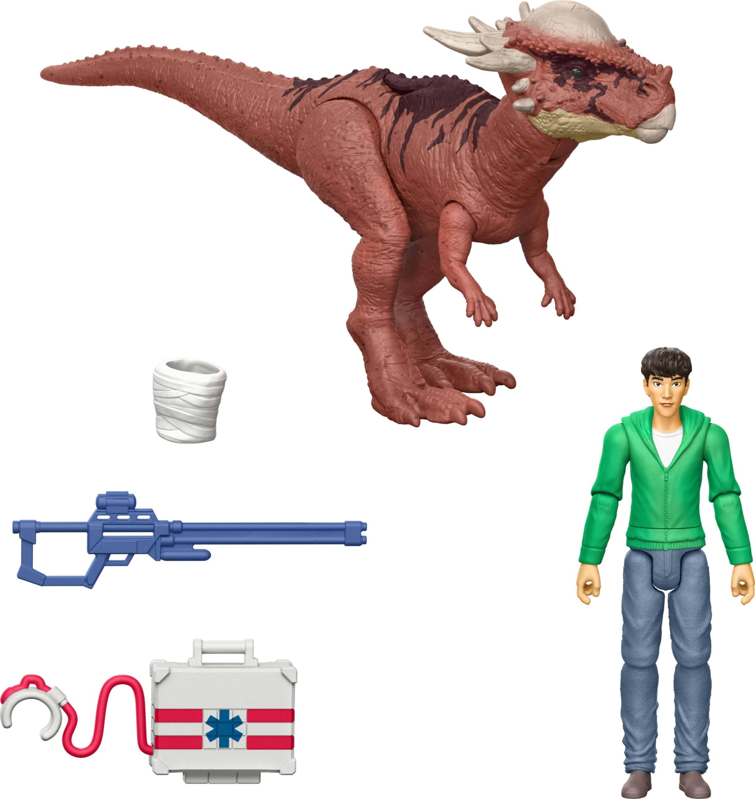 Jurassic World Epic Evolution Kenji & Stygimoloch Action Figure 2