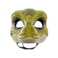 thumbnail image 1 of Mattel Jurassic World Dino Escape Green Plastic Velociraptor Mask, with Adjustable Straps for Kids, 1 of 9