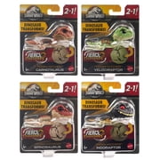 Mattel Jurassic World Fierce Changers Hidden Hatchers  2-in-1 Transforming Dinosaur Figures, Ages 4+ HLP00-999C