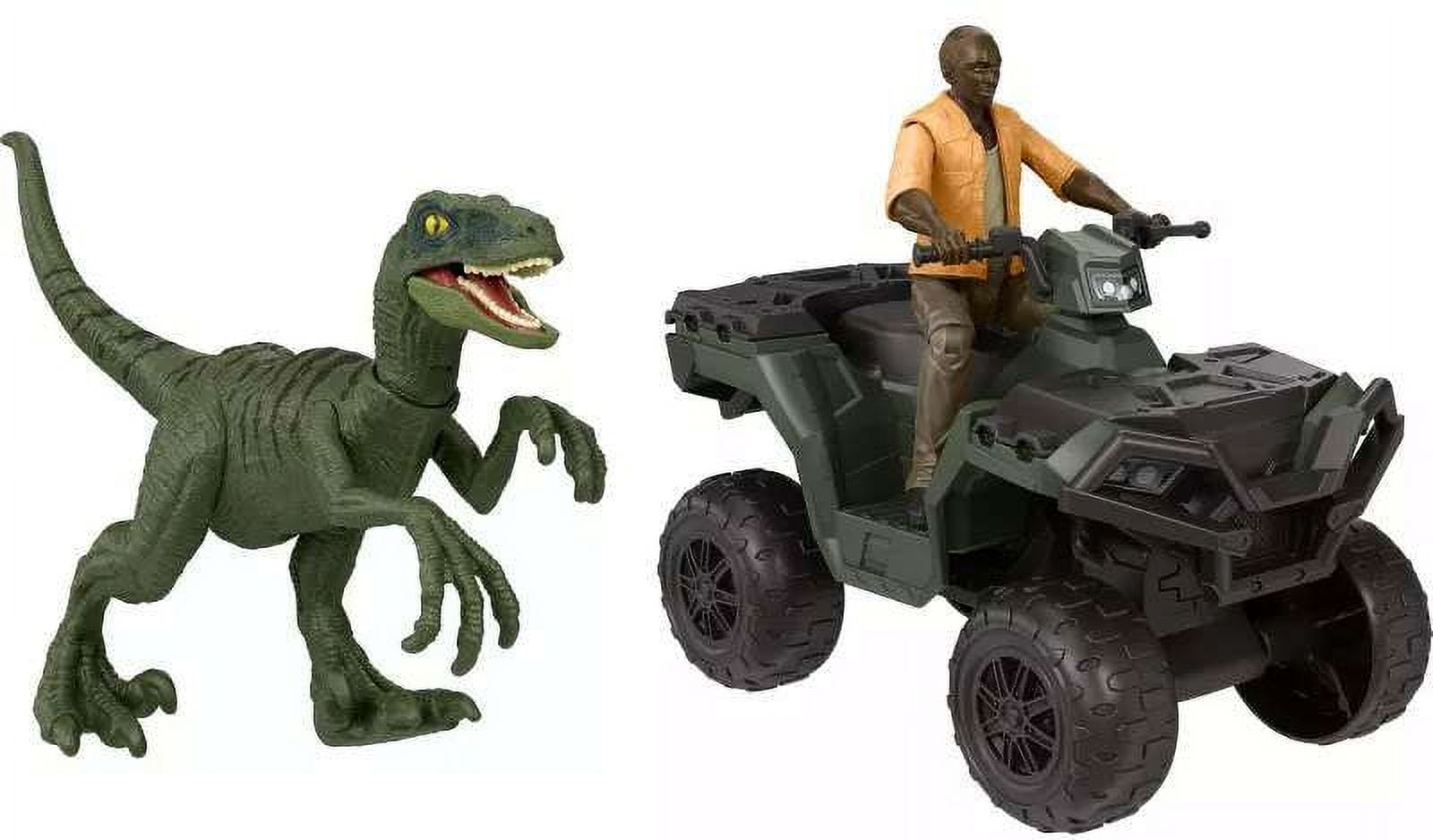 Mattel Jurassic World Legacy Barry Sembene ATV Chase Action