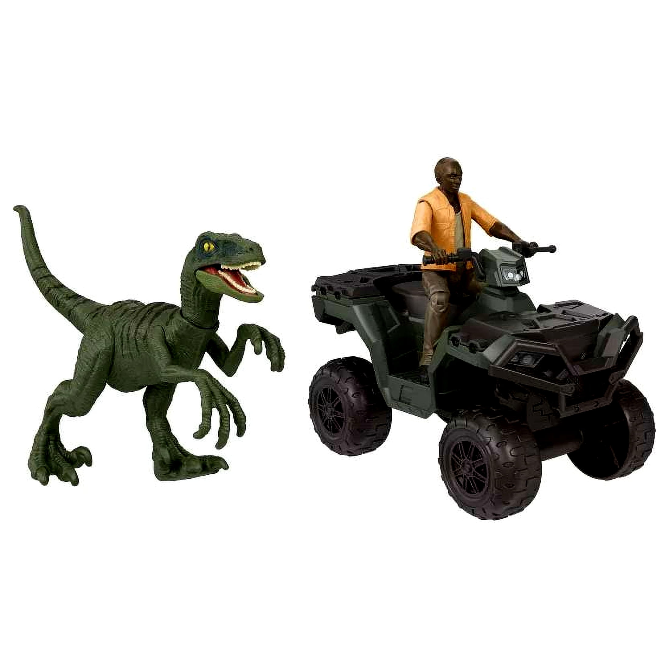 Mattel Jurassic World Legacy Barry Sembene ATV Chase Action