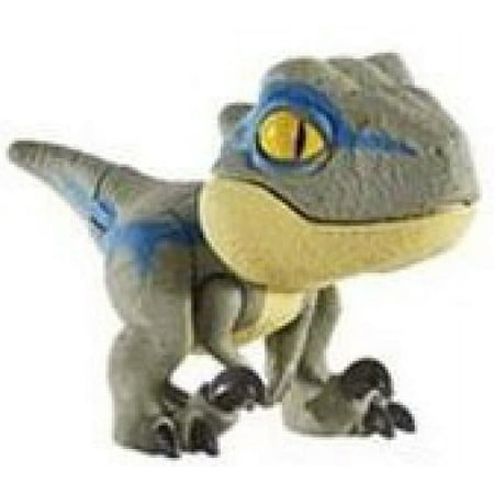 Mattel Jurassic World Snap Squad Velociraptor Blue Action Figure