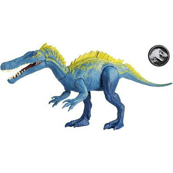 Mattel Jurassic World Suchomimus Dinosaur Kids Action Figure, 12" Tall, Plastic Various Colors