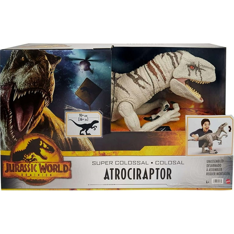 Mattel Jurassic World Super Colossal Atrociraptor Action Figure,