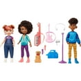 thumbnail image 1 of Mattel Karma's World Dolls & Accessories, 3-Pack Set Includes Karma, Winston & Switch Dolls, Plus Pet & Band Gear, 1 of 4