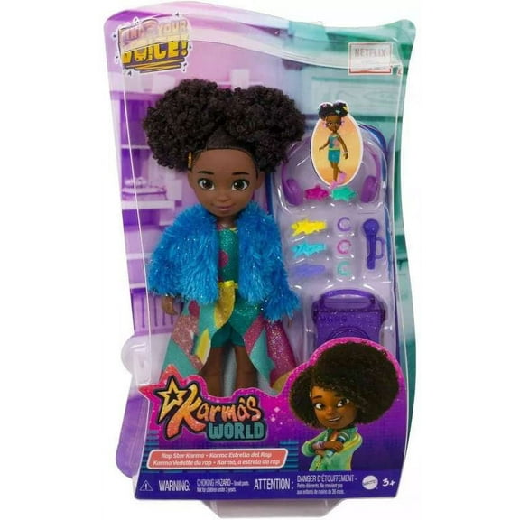 Mattel Karma's World Rap Star Karma Doll 87-in with Sound Speaker