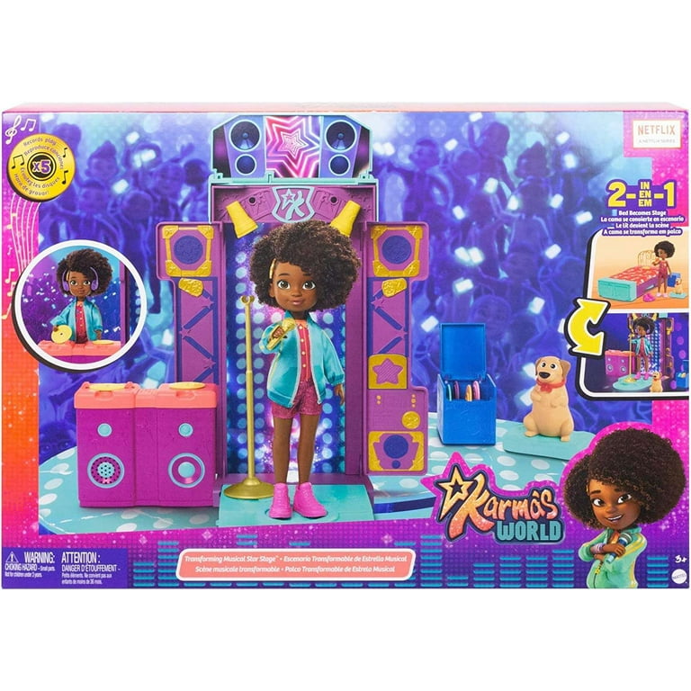 Mattel Karma's World Juego De Juguete Con Muu00f1eca Y