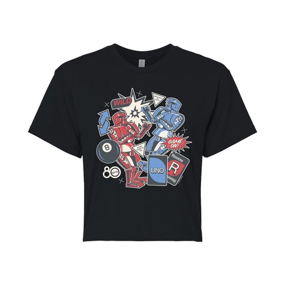 Mattel - Keepin It Classic - Juniors Cropped Graphic T-Shirt