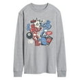 thumbnail image 1 of Mattel - Keepin It Classic  - Men's Long Sleeve Graphic T-Shirt, 1 of 4