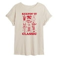 thumbnail image 1 of Mattel - Keepin It Classic  - Women's Oversized T-Shirt, 1 of 4
