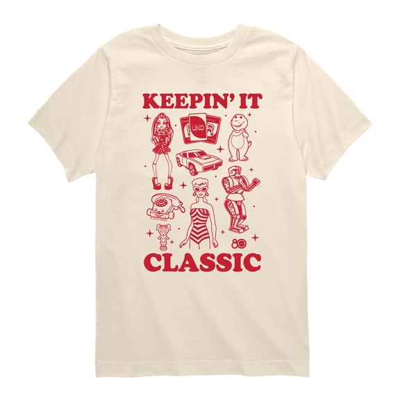 Mattel - Keepin It Classic - Youth Boys Short Sleeve Graphic T-Shirt