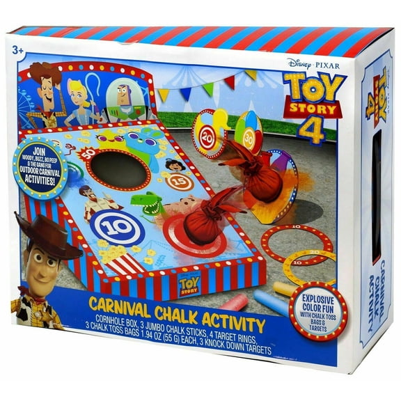 Mattel Kids Sidewalk Chalk Activity Target Toss Games