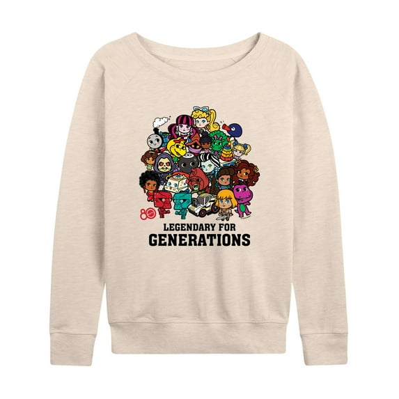 Mattel - Legendary For Generations - Women's French Terry Long Sleeve Shirt
