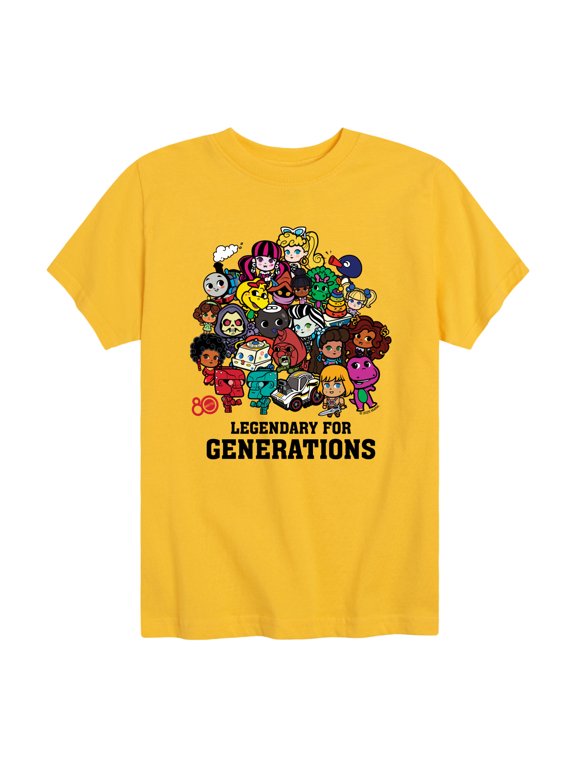 - Legendary For Generations - Youth Boys Short Sleeve Graphic T-Shirt