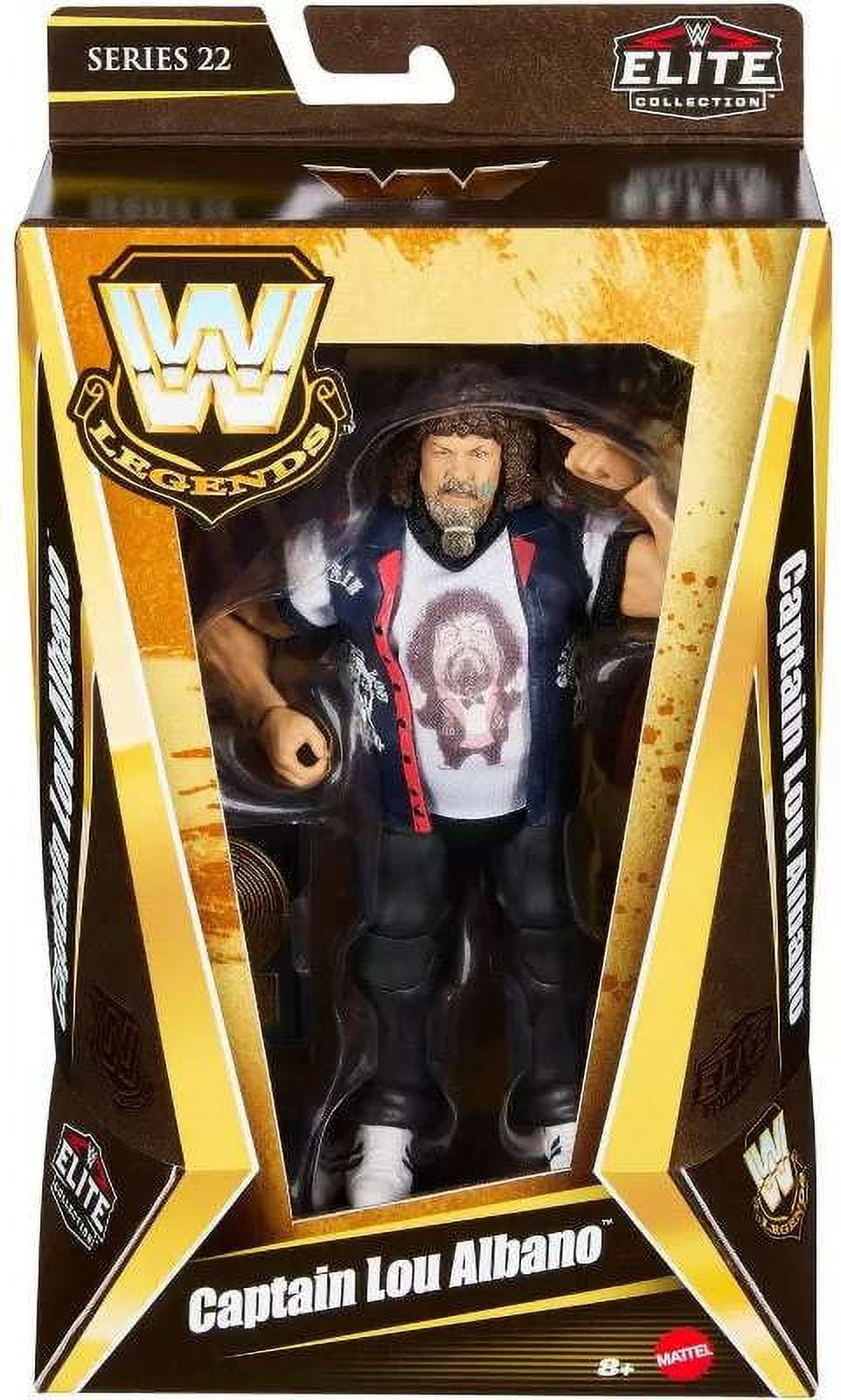 Mattel Legends Series 22 Resin Captain Lou Albano WWE Action