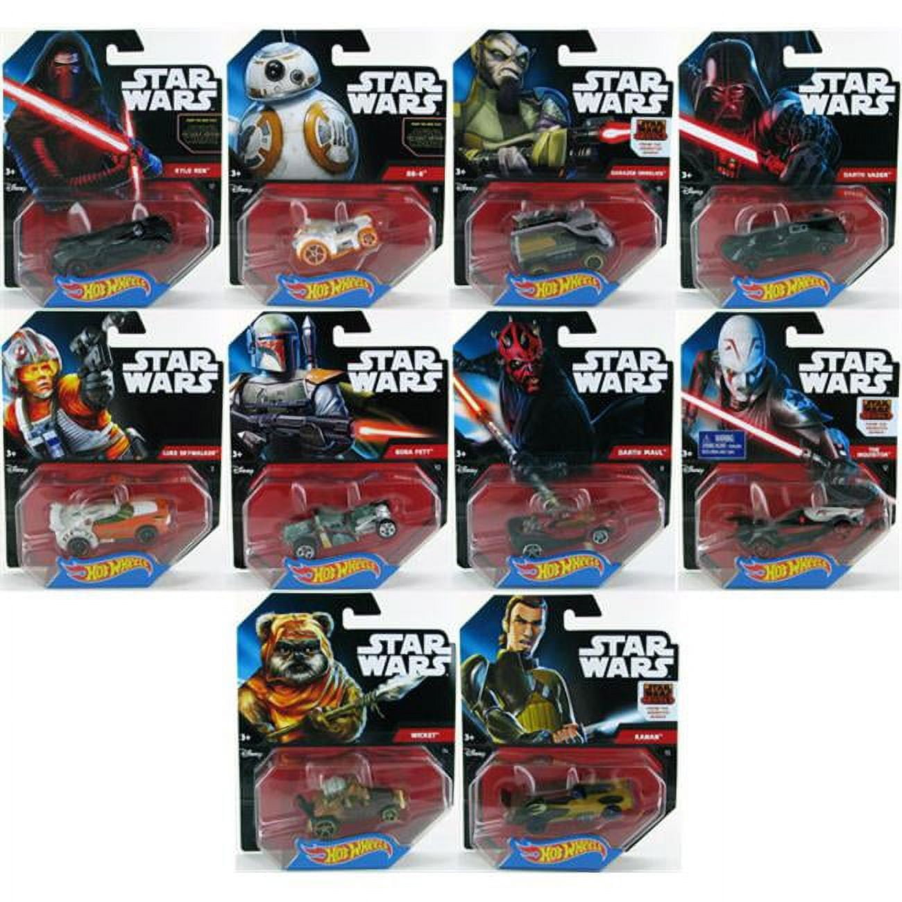 Mattel MATCGW35J-CASE Hot Wheels Star Wars Release J 12-Piece assortment -  Walmart.com