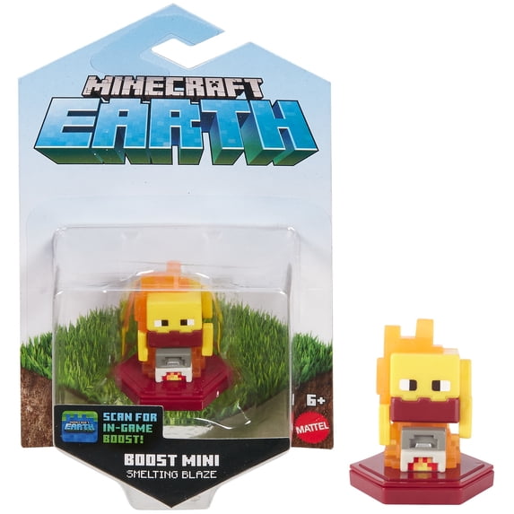 Mattel MINECRAFT EARTH BOOST SMELTING BLAZE Figure