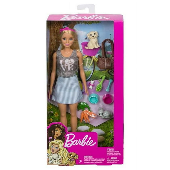 Mattel MTTFPR48 Barbie Doll & Pets - 6 Piece