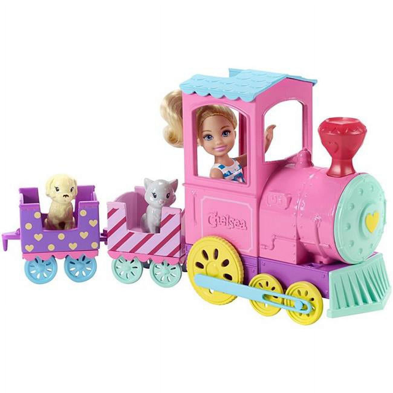 ブルちゃん Mattel MTTFRL86 Barbie Club Chelsea Doll & Choo-Choo Train Playset