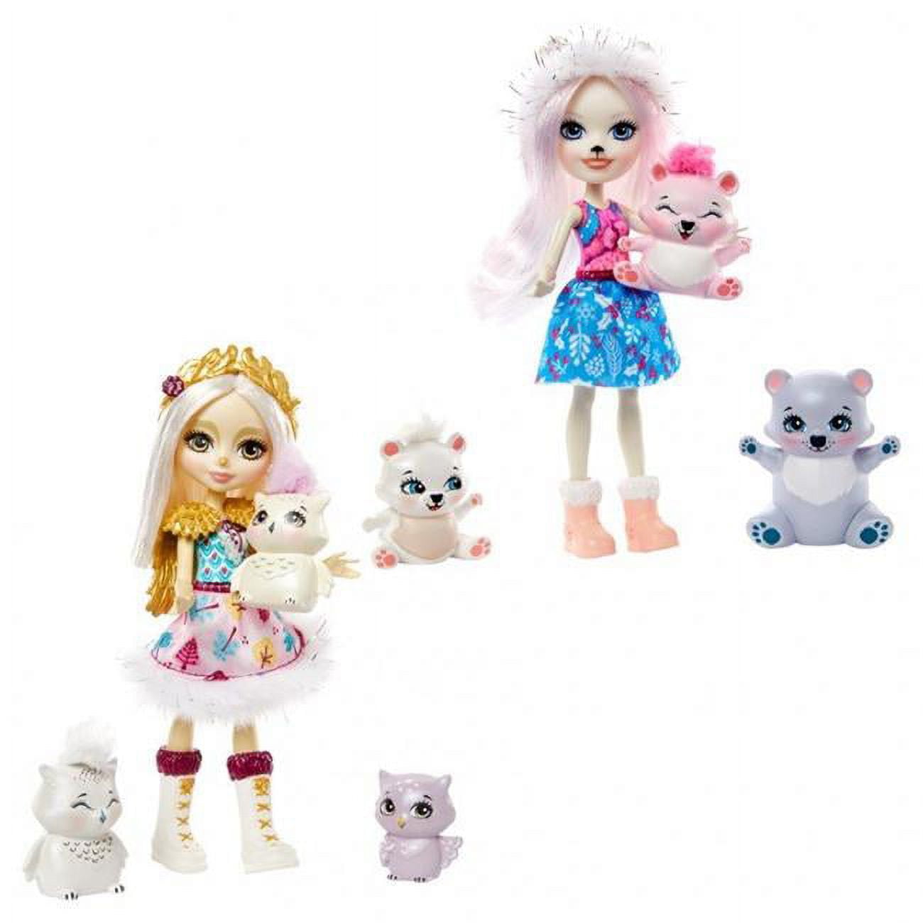 Mattel MTTGJX43 Enchantimals Family Toys Assortment - 4 Piece