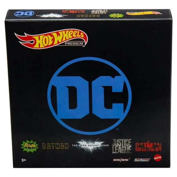 Mattel MTTGRM17 Hot Wheels Premium Batman Bundle - 12 Piece