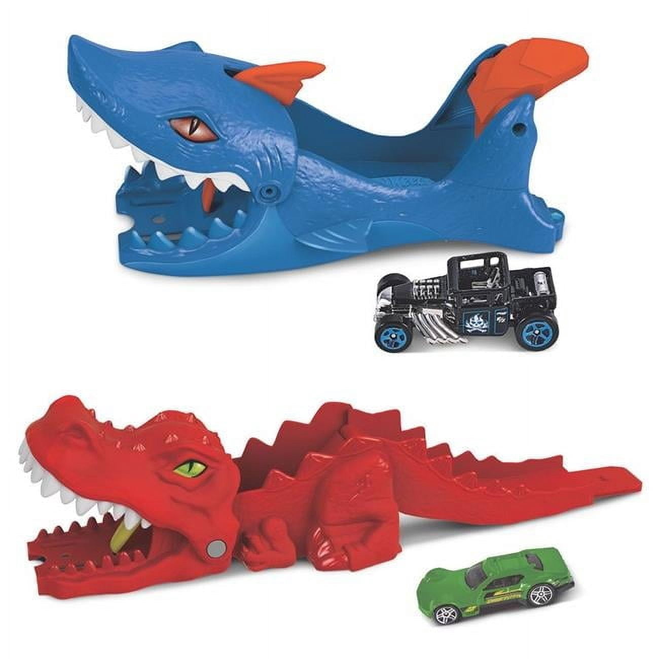 Mattel MTTGVF41 Hot Wheels City Nemesis Launchers Toy, Assorted Color - 8 Piece