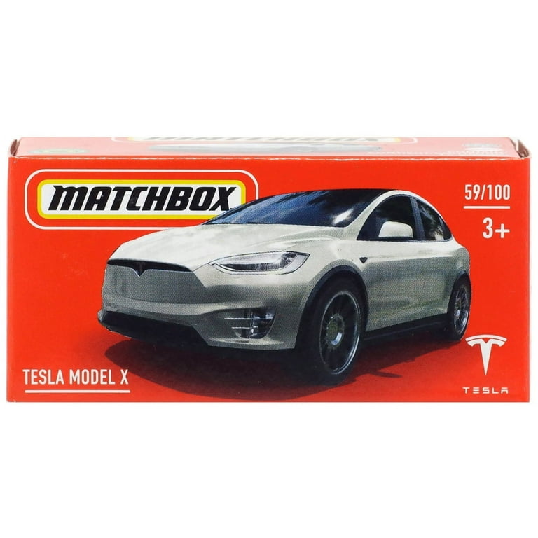 テスラX2台　TESLA MODEL X テスラ モデルX　マッチボックス　白２ Mattel Matchbox Drive Your Adventure Tesla Model X Diecast Car
