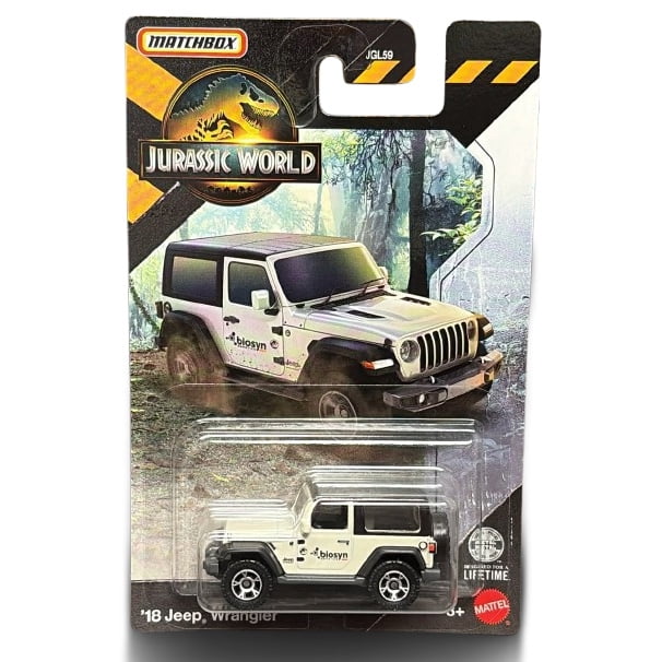 Mattel - Matchbox Jurassic World Toy Vehicles - '18 JEEP WRANGLER