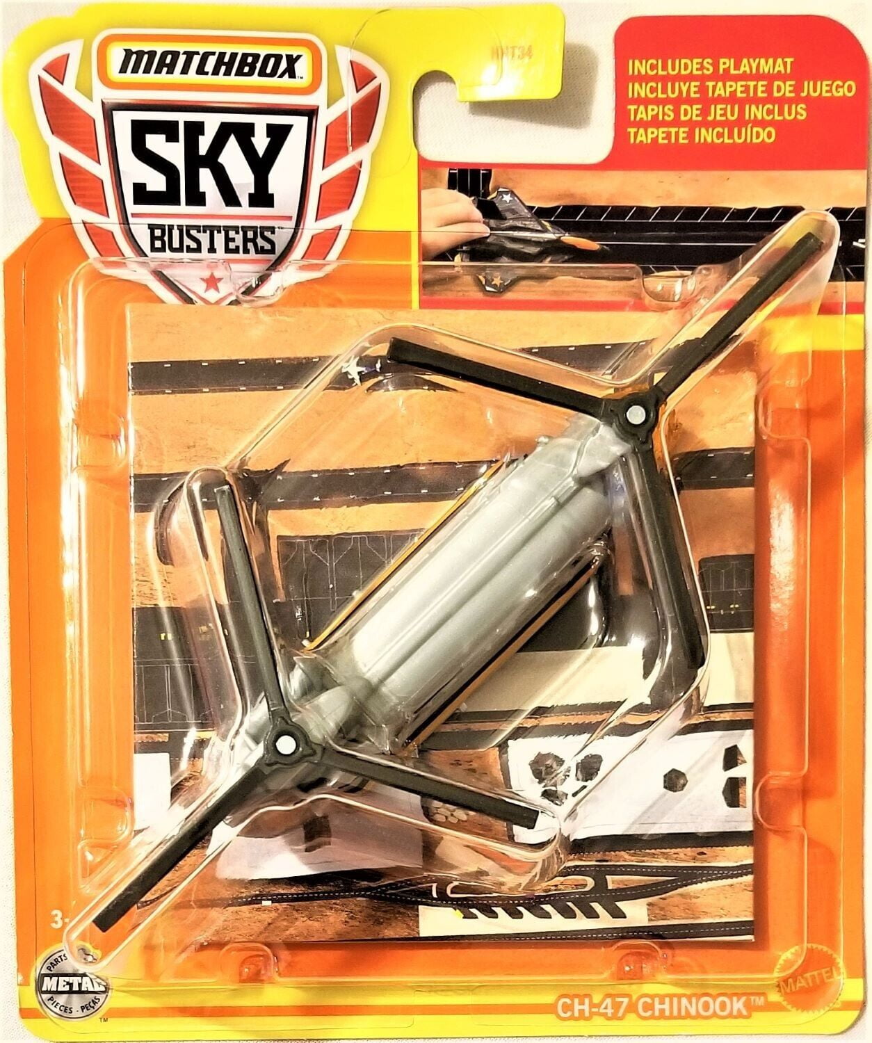 Mattel Matchbox Skybusters CH-47 Chinook Transport