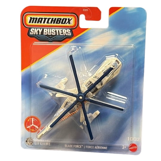 Mattel Matchbox Skybusters Toy Metal Vehicle - BLADE FORCE [JJW18