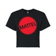 thumbnail image 1 of Mattel - Mattel Original Logo - Juniors Cropped Cotton Blend T-Shirt, 1 of 4