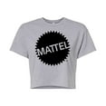 thumbnail image 1 of Mattel - Mattel Original Logo - Juniors Cropped Cotton Blend T-Shirt, 1 of 4