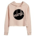 thumbnail image 1 of Mattel - Mattel Original Logo - Juniors Cropped Pullover Hoodie, 1 of 4