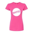 thumbnail image 1 of Mattel - Mattel Original Logo - Juniors Fitted Graphic T-Shirt, 1 of 4