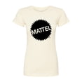 thumbnail image 1 of Mattel - Mattel Original Logo - Juniors Fitted Graphic T-Shirt, 1 of 4